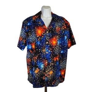 FLAMELESS BUTTON FRONT SHORT SLEEVE SHIRT